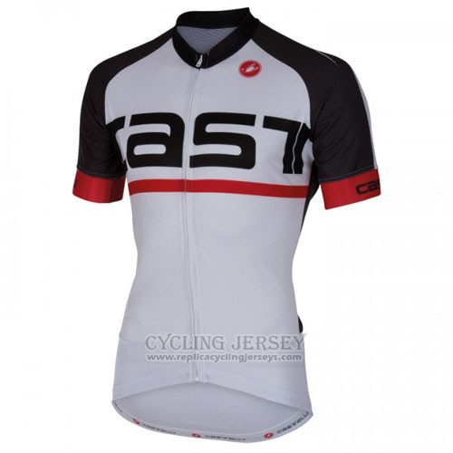2016 Cycling Jersey Castelli White Short Sleeve and Bib Short