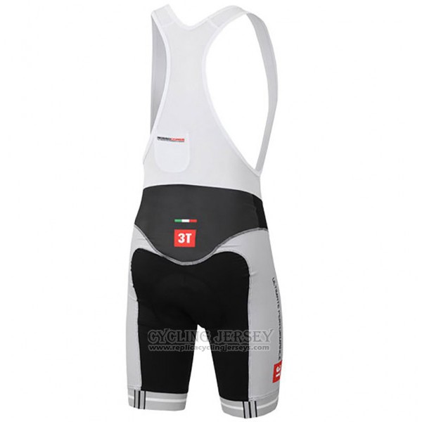 2017 Cycling Jersey Castelli 3t Gray and Black Short Sleeve and Bib Short