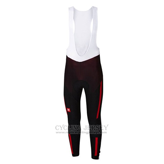 2017 Cycling Jersey Castelli Black Long Sleeve and Bib Tight