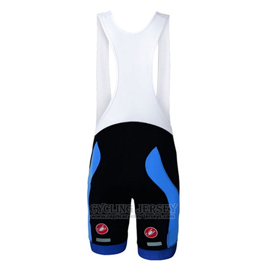 2017 Cycling Jersey Castelli Blue Short Sleeve and Bib Short