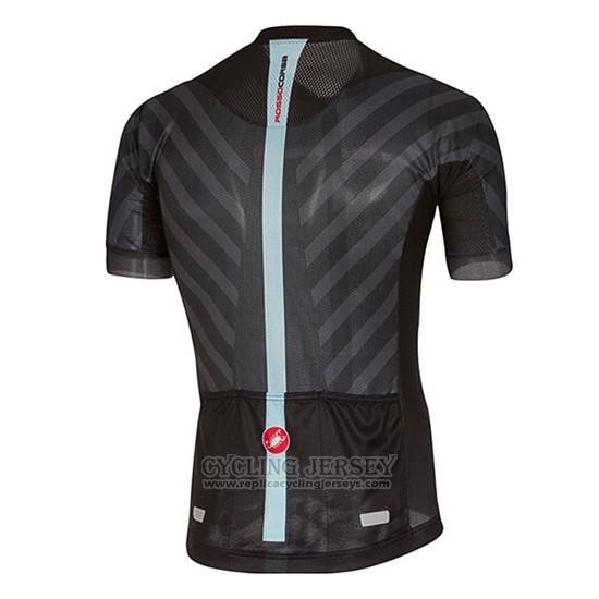 2017 Cycling Jersey Castelli Light Black Short Sleeve and Bib Short