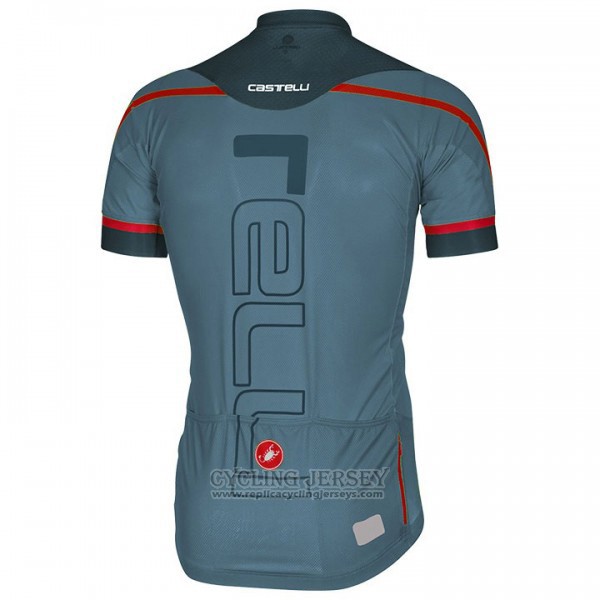 2018 Cycling Jersey Castelli Green Militare Short Sleeve and Bib Short