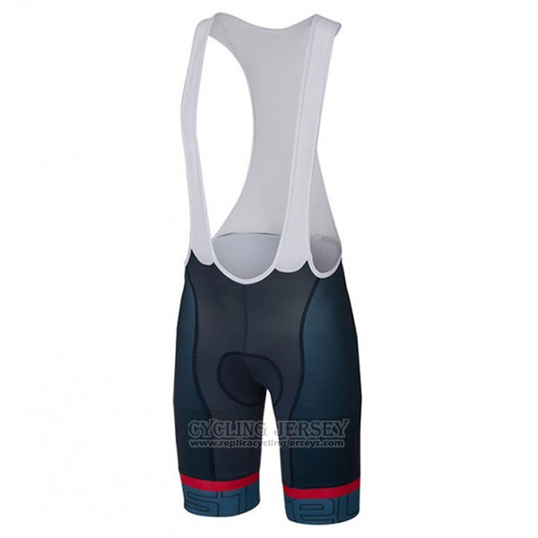 2018 Cycling Jersey Castelli Green Militare Short Sleeve and Bib Short