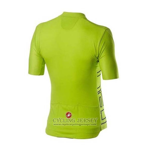 2020 Cycling Jersey Castelli Green Short Sleeve And Bib Short