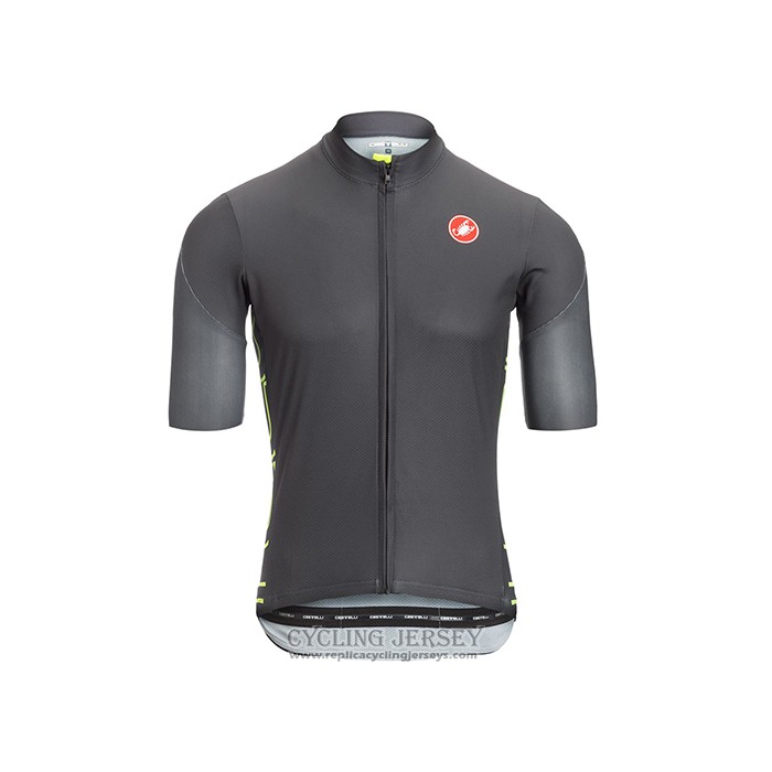 2021 Cycling Jersey Castelli Black Short Sleeve And Bib Short
