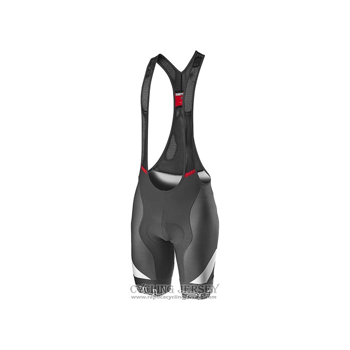 2021 Cycling Jersey Castelli Black Short Sleeve And Bib Short