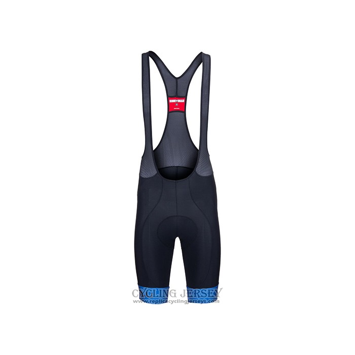 2021 Cycling Jersey Castelli Blue Short Sleeve And Bib Short