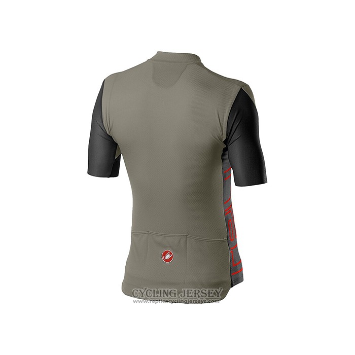 2021 Cycling Jersey Castelli Dark Green Short Sleeve And Bib Short