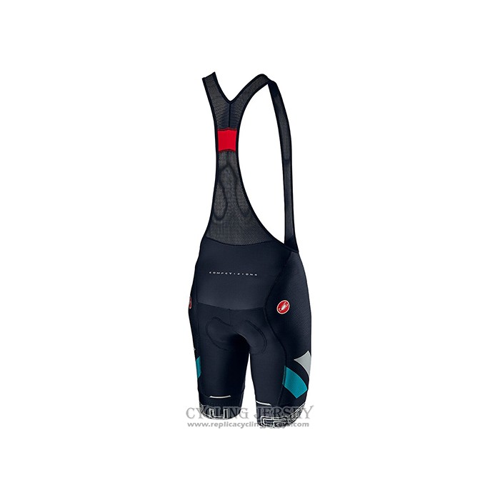 2021 Cycling Jersey Castelli Light Blue Short Sleeve And Bib Short