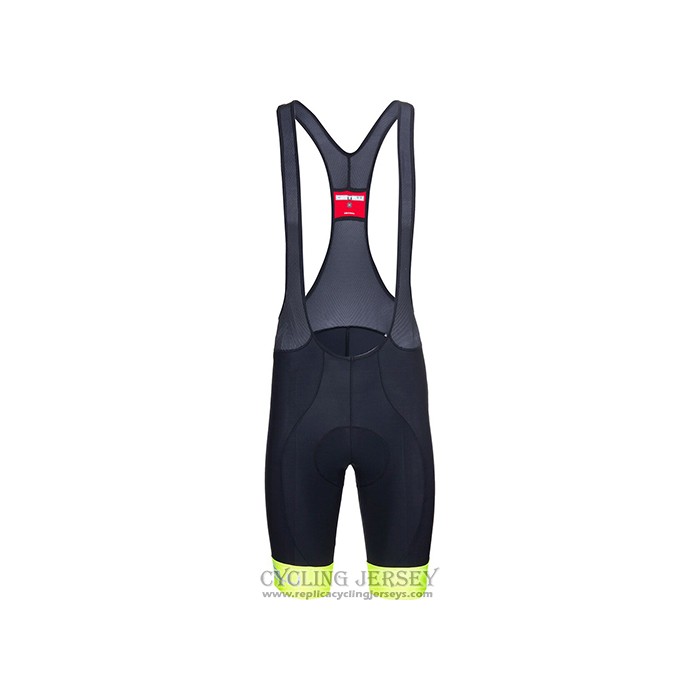 2021 Cycling Jersey Castelli Light Yellow White Short Sleeve And Bib Short