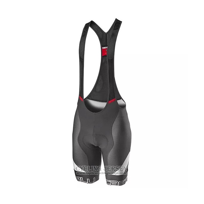 2021 Cycling Jersey Castelli Yellow Short Sleeve And Bib Short