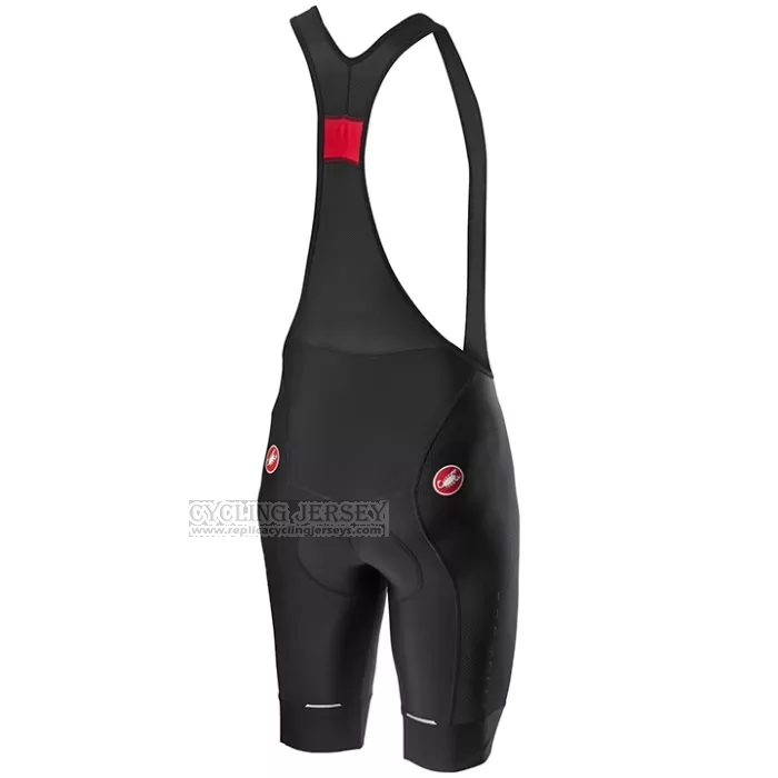 2022 Cycling Jersey Castelli Deep Gray Short Sleeve and Bib Short