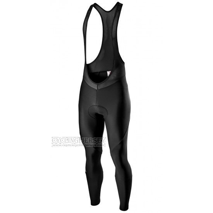 2022 Cycling Jersey Castelli Red Long Sleeve and Bib Short
