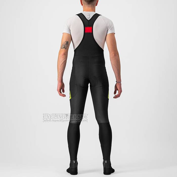 2023 Cycling Jersey Castelli Red Long Sleeve And Bib Short