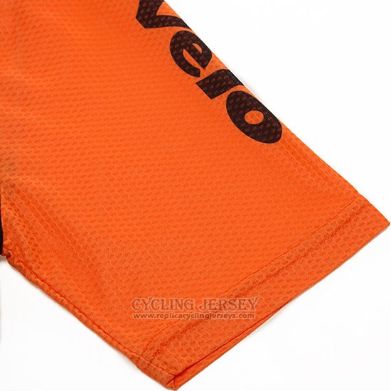 2018 Cycling Jersey Cervelo Orange and Black Short Sleeve and Bib Short