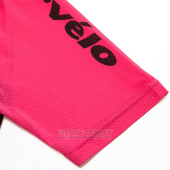 2018 Cycling Jersey Cervelo Pink and Black Short Sleeve and Bib Short