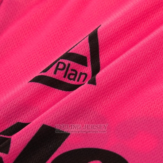 2018 Cycling Jersey Cervelo Pink and Black Short Sleeve and Bib Short