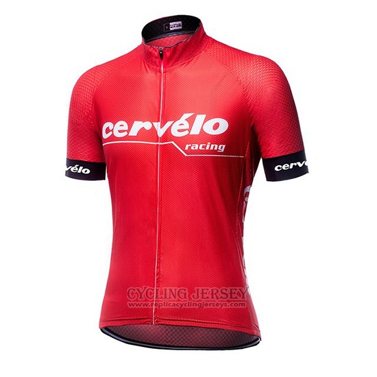 2019 Cycling Clothing Cervelo Red Short Sleeve and Overalls