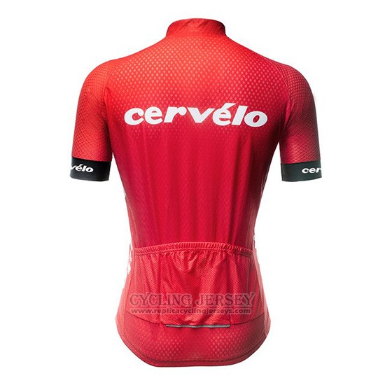 2019 Cycling Clothing Cervelo Red Short Sleeve and Overalls