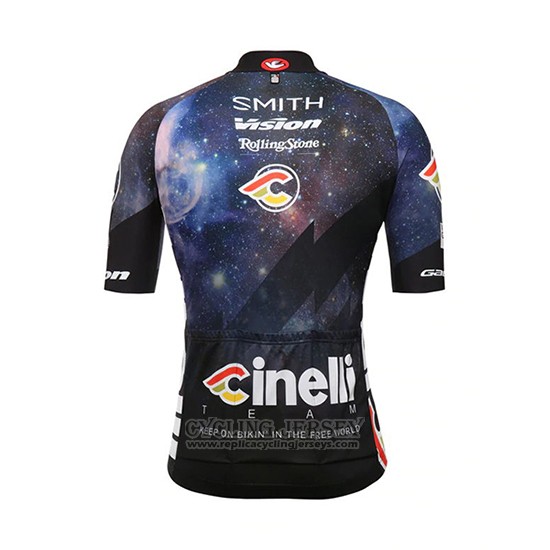 2018 Cycling Jersey Cinelli Black Short Sleeve and Bib Short