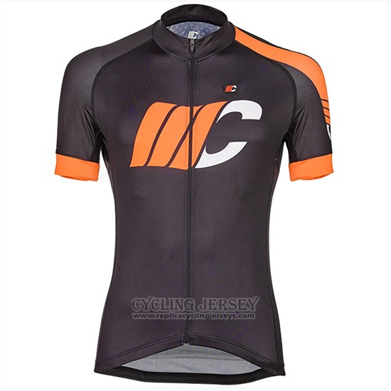 2018 Cycling Jersey Cipollini Easy Black and Orange Short Sleeve and Bib Short