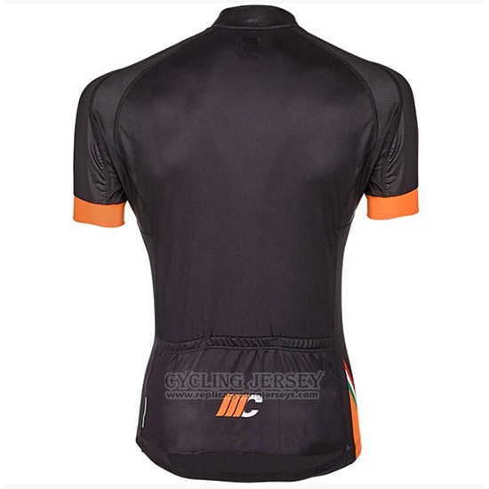 2018 Cycling Jersey Cipollini Easy Black and Orange Short Sleeve and Bib Short