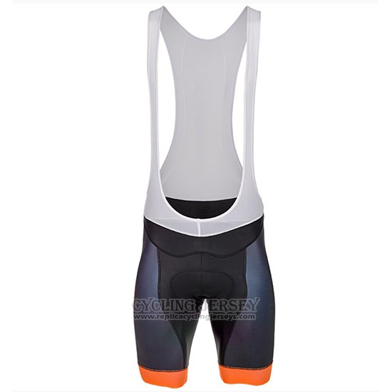 2018 Cycling Jersey Cipollini Easy Black and Orange Short Sleeve and Bib Short