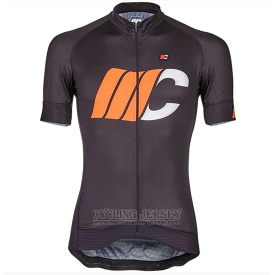 2018 Cycling Jersey Cipollini Shading White Black and Orange Short Sleeve and Bib Short