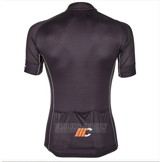 2018 Cycling Jersey Cipollini Shading White Black and Orange Short Sleeve and Bib Short