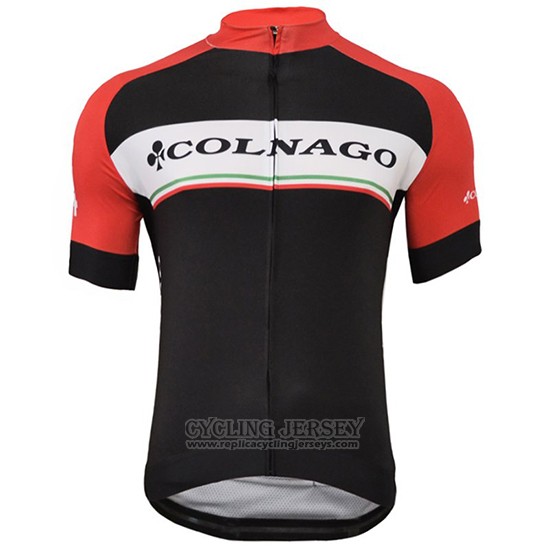 2019 Cycling Jersey Colnago White Black Red Short Sleeve and Bib Short
