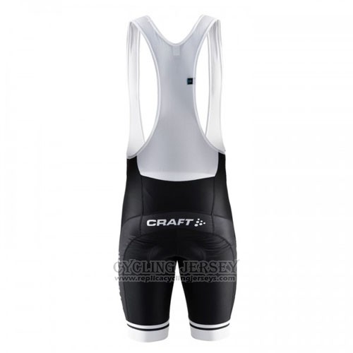 2016 Cycling Jersey Craft Blue and Black Short Sleeve and Bib Short