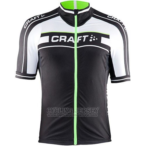 2016 Cycling Jersey Craft Green and Black Short Sleeve and Bib Short