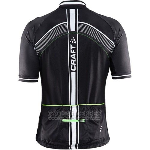 2016 Cycling Jersey Craft Green and Black Short Sleeve and Bib Short