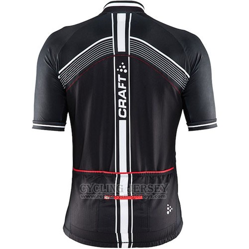 2016 Cycling Jersey Craft Red and Black Short Sleeve and Bib Short