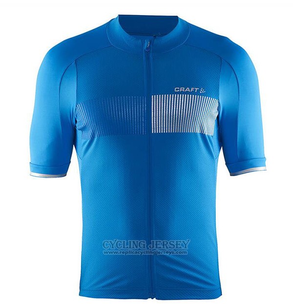2017 Cycling Jersey Craft Blue Short Sleeve and Bib Short