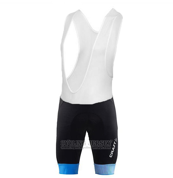 2017 Cycling Jersey Craft Blue Short Sleeve and Bib Short