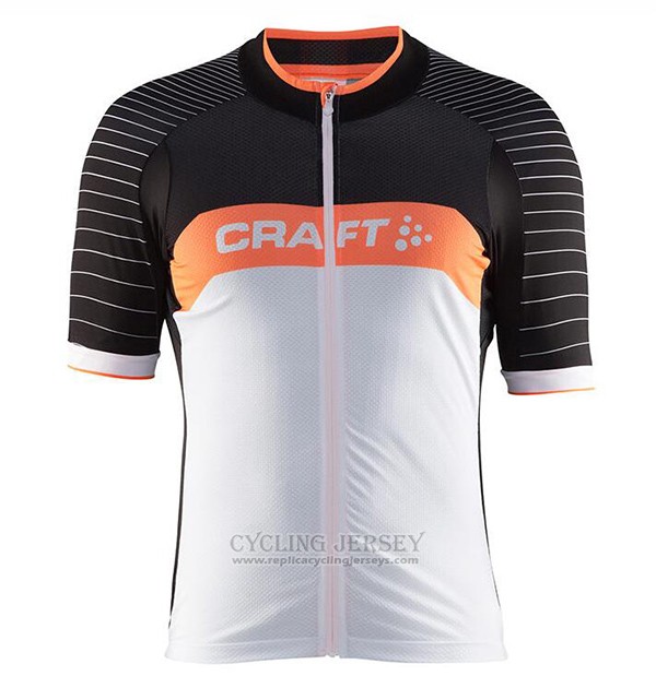 2017 Cycling Jersey Craft Gray and Black Short Sleeve and Bib Short