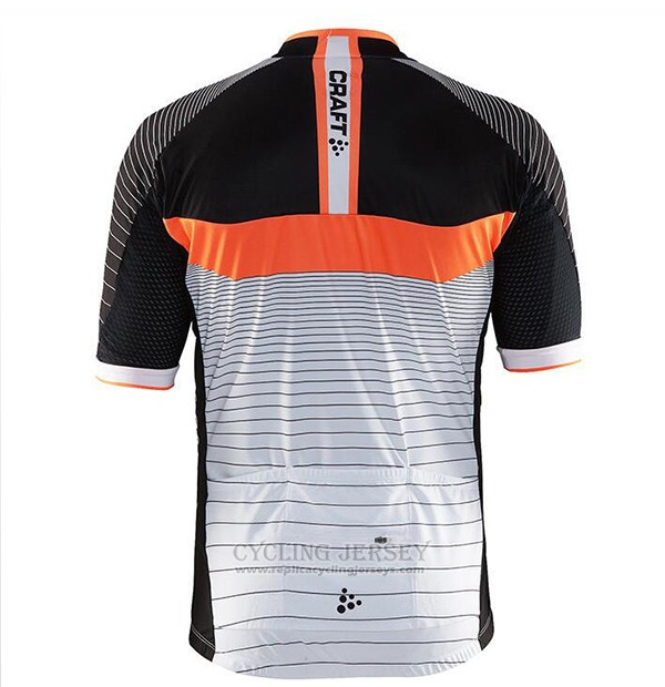 2017 Cycling Jersey Craft Gray and Black Short Sleeve and Bib Short