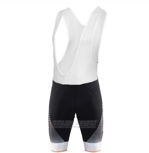 2017 Cycling Jersey Craft Gray and Black Short Sleeve and Bib Short