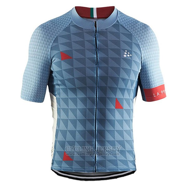 2017 Cycling Jersey Craft Monuments Gray Short Sleeve and Bib Short