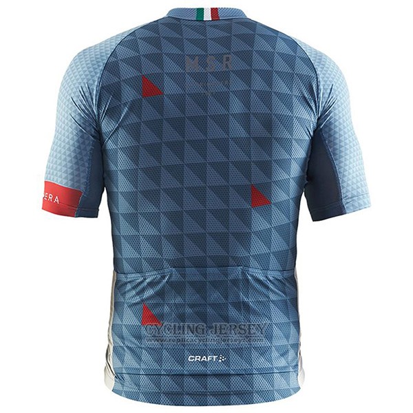 2017 Cycling Jersey Craft Monuments Gray Short Sleeve and Bib Short