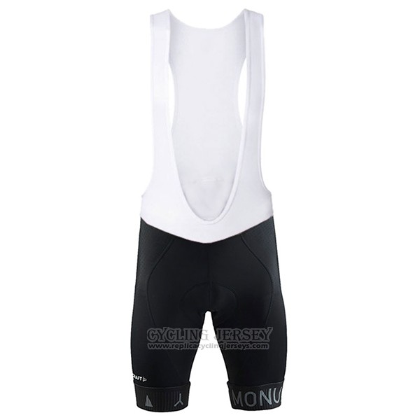 2017 Cycling Jersey Craft Monuments Marron and Green Short Sleeve and Bib Short