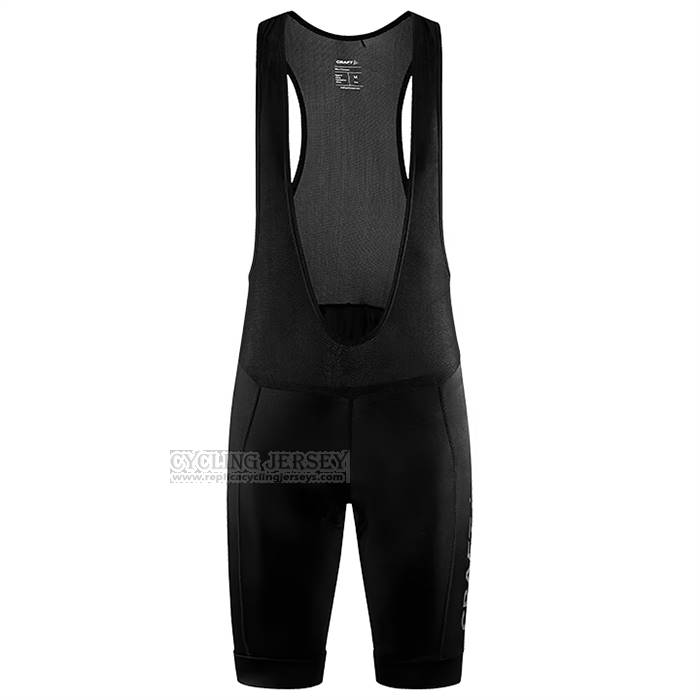 2023 Cycling Jersey Craft Black Short Sleeve And Bib Short