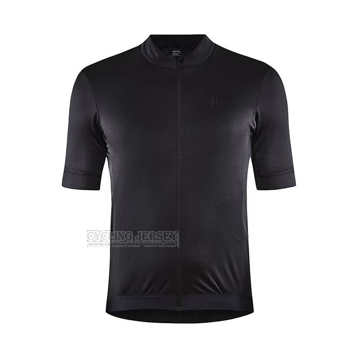 2023 Cycling Jersey Craft Dark Black Short Sleeve And Bib Short