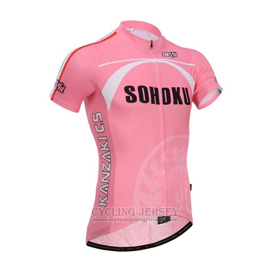2014 Cycling Jersey Fox Cyclingbox Fuchsia Short Sleeve and Bib Short