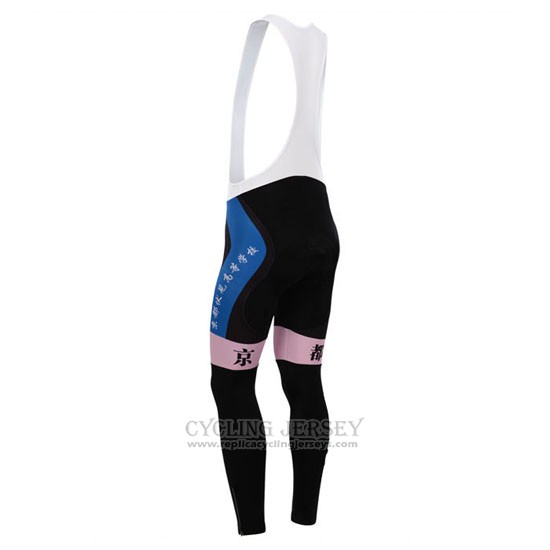 2014 Cycling Jersey Fox Cyclingbox Red and Purple Long Sleeve and Bib Tight