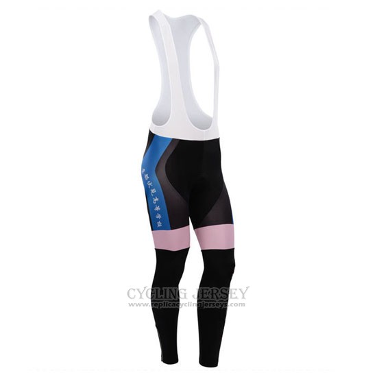 2014 Cycling Jersey Fox Cyclingbox Red and Purple Long Sleeve and Bib Tight