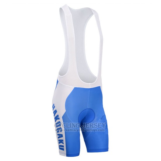 2014 Cycling Jersey Fox Cyclingbox White and Blue Short Sleeve and Bib Short