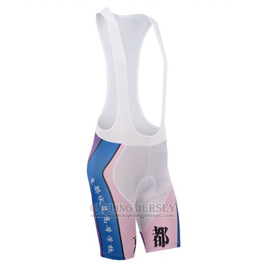 2014 Cycling Jersey Fox Cyclingbox White and Purple Short Sleeve and Bib Short