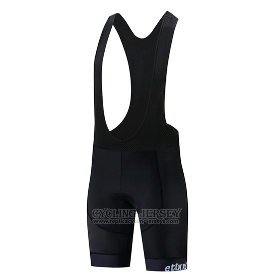 2019 Cycling Jersey Etixxl Black White Short Sleeve and Bib Short